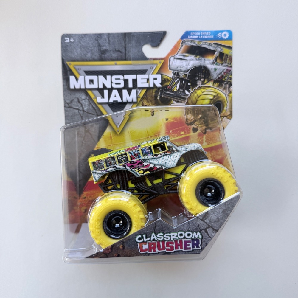 Monster Jam Classroom Crusher Series 46 Spin Master 1:64 Scale Diecast Truck NEW